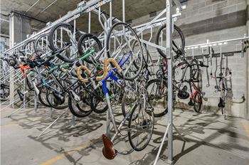 Bike storage room